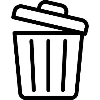 Ikon - søppelboks